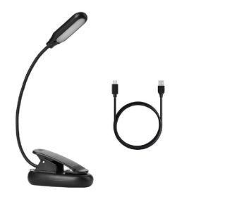 Flexible Clip On LED Light Lamp For Book Reading Tablet Laptop PC EReader