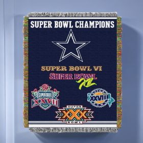 NFL 051 Cowboys Commemorative Series 5x Champs Tapestry