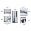 Abstract 5-piece Gallery Framed Canvas Wall Art Set