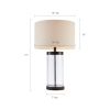 Glass Cylinder Table Lamp