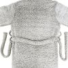 OFFICIAL NFL Women's Sherpa Bath Robe - PATRIOTS (GREY)