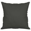 Throw Pillows 2 pcs Dark Gray 15.7"x15.7" Microfiber Fabric