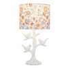 Mazie Birds Table Lamp with Linen Shade