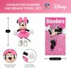 Official NFL Minnie Mouse Hugger "Spirit" with Beach Towel - STEELERS