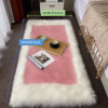 1pc, Soft and Fluffy Sheepskin Rug for Bedroom and Living Room - Non-Slip and Machine Washable Carpet for Dormitory and Room Decor