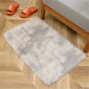 1pc, Tie-Dyed Plush Shag Furry Area Rug for Bedroom, Living Room, Nursery, and Kids Room - Ultra Soft and Fluffy, Washable, Non-Shedding, and Perfect