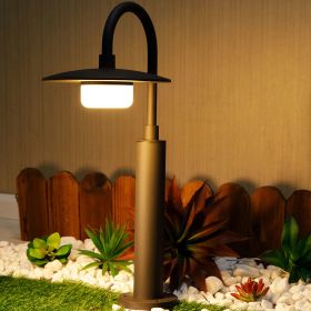 Outdoor Pathway LED Lights IP44 Waterproof Garden Lantern Barn Lights Design Landscape Lighting (Color: DARK GREY880)