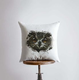 Dark Owl | Owl Gifts | Bird | Brid Prints | Bird D√©cor | Accent Pillow Covers | Throw Pillow Covers | Pillow | Room D√©cor | Bedroom D√©cor (Dimensions: 121x12, Cover & Insert: Cover only)