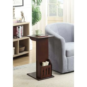 Designs2Go Abby Magazine C End Table (Color: Espresso)