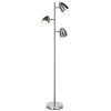 Black Tree Standing Floor Lamp Metal 3 Color Temperature Reading LED Bulb Light 360 Degree Adjustable Individual Separate Switch Living Room Bedroom O