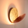 Phases of Moon Wall Fixture, Wall Lamp, Art Decor Style Ambient Accent Lights, Modern Luxury Lamp