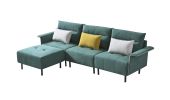 HQ-280 Sofa Couch, Mid-Century Tufted Love Seat for Living Room