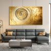 Hand Painted Oil Painting Original Gold Texture Oil Painting on Canvas Large Wall Art Abstract Minimalist Painting Golden Decor Custom Painting Living