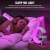 RGB Light Bar Smart Light Sunrise Alarm Clock; Dimmable Table Lamp With Fast Wireless Charger Alarm Clock For Heavy Sleepers Adults For Bedroom; Dorm;